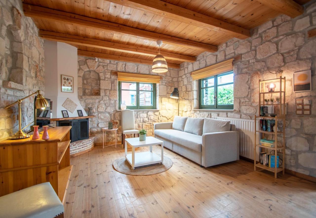 Вилла Valory'S House - The Stone House Василикос Экстерьер фото